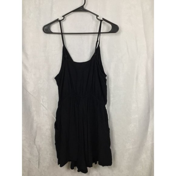 H&M Divided Women's V-Neck Spaghetti Strap Skort Size 10 Black - Picture 7 of 7